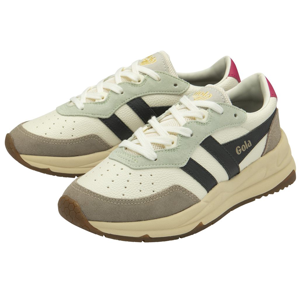 Gola Classics Saturn Quadrant Sneakers Hvite Grå Norge | KJAGYX-754