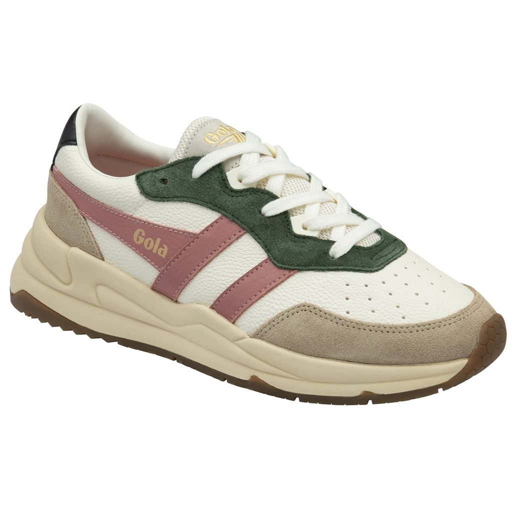 Gola Classics Saturn Quadrant Sneakers Hvite Korall Rosa Norge | LGMXRP-795