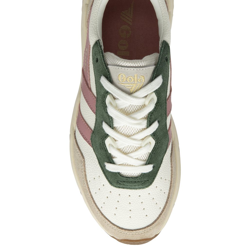 Gola Classics Saturn Quadrant Sneakers Hvite Korall Rosa Norge | LGMXRP-795