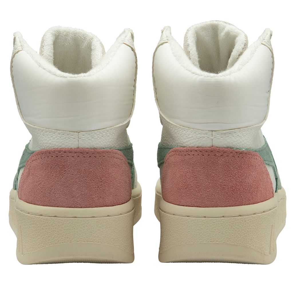 Gola Classics Slam Trident Sneakers Hvite Grønn Korall Rosa Norge | YMJZNH-419