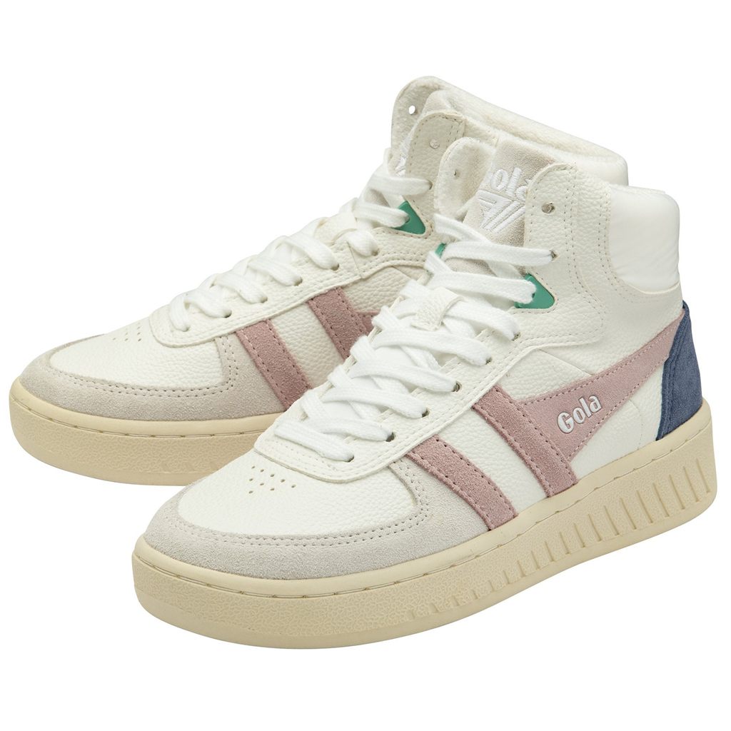 Gola Classics Slam Trident Sneakers Hvite Rosa Norge | IYUOAM-014