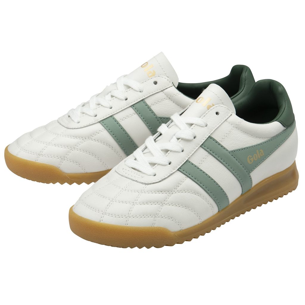 Gola Classics Stadium Sneakers Hvite Grønn Norge | CEHSNP-632