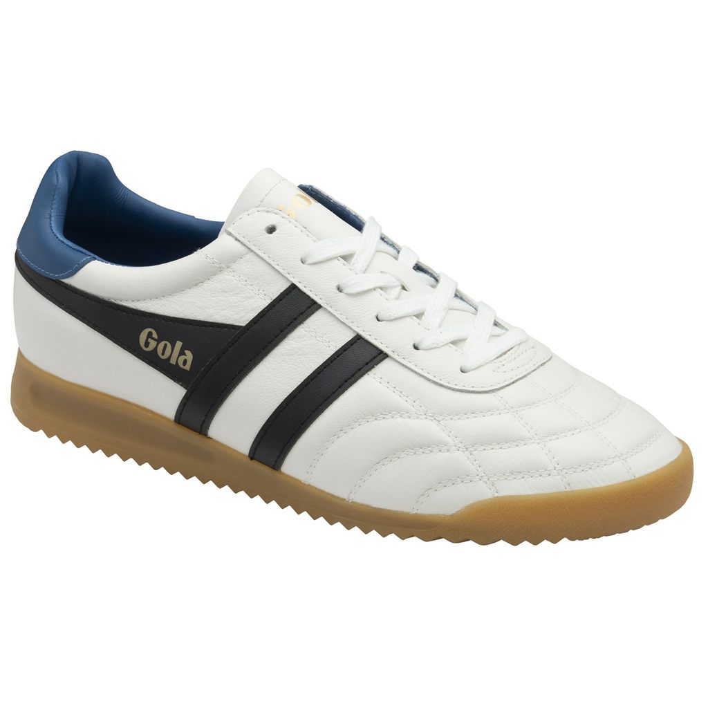 Gola Classics Stadium Sneakers Hvite Svarte Blå Norge | WNYZRL-721