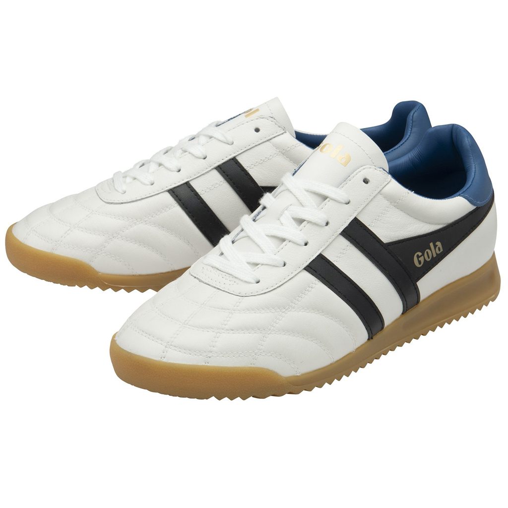Gola Classics Stadium Sneakers Hvite Svarte Blå Norge | WNYZRL-721