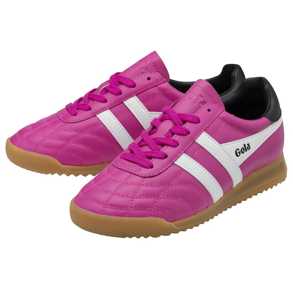 Gola Classics Stadium Sneakers Rosa Hvite Svarte Norge | UDMYWI-634