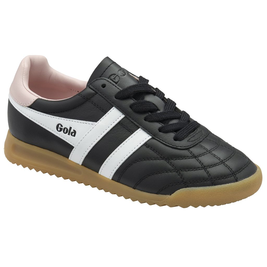 Gola Classics Stadium Sneakers Svarte Hvite Rosa Norge | HXTVED-597