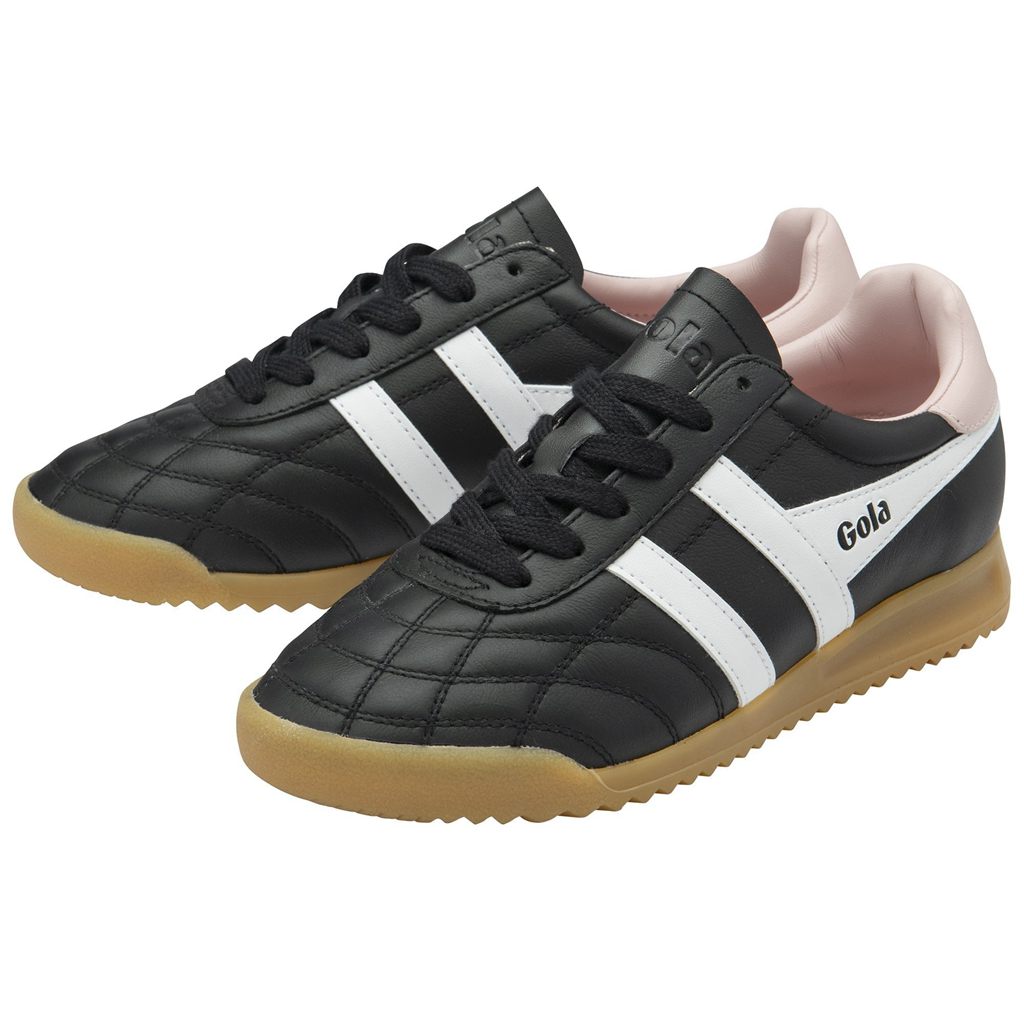 Gola Classics Stadium Sneakers Svarte Hvite Rosa Norge | HXTVED-597