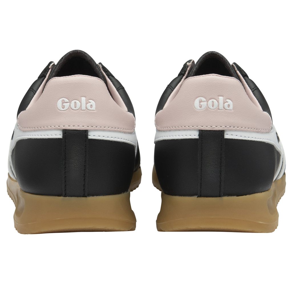 Gola Classics Stadium Sneakers Svarte Hvite Rosa Norge | HXTVED-597