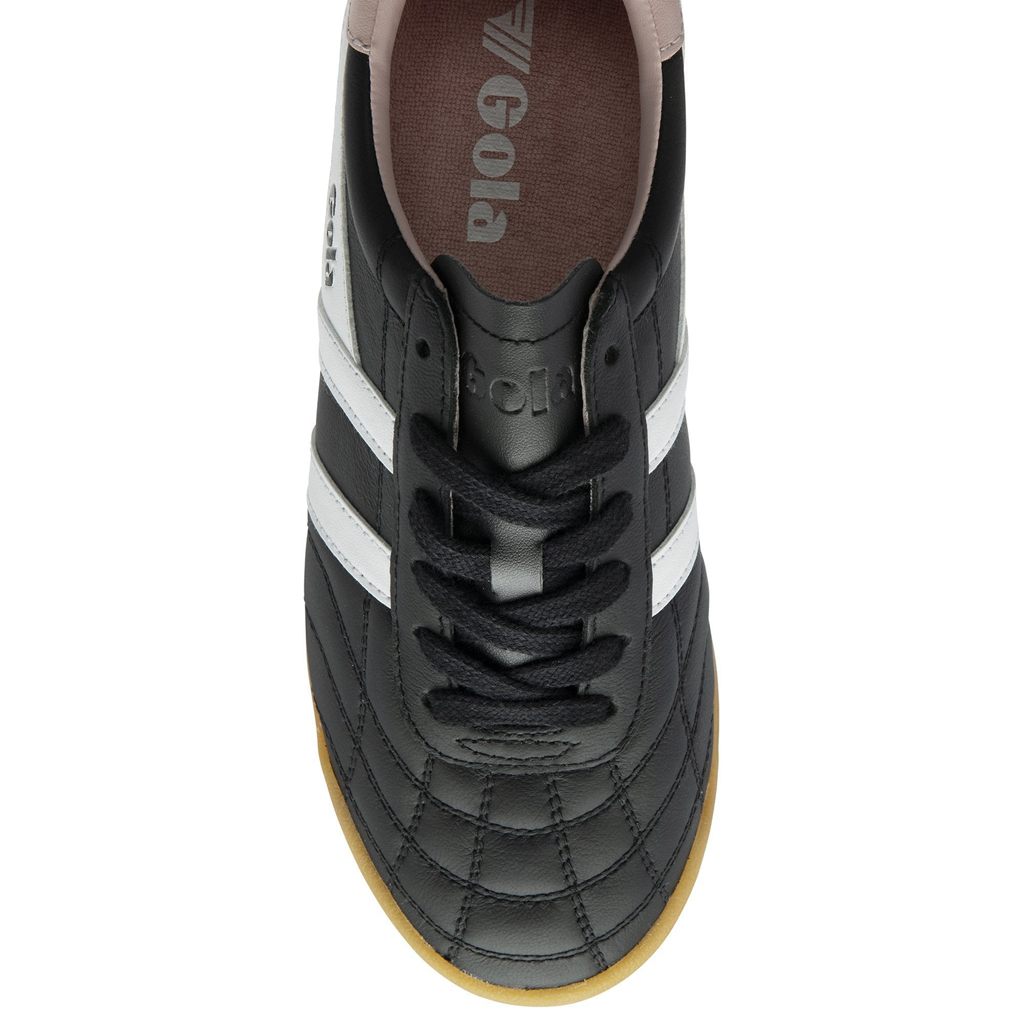 Gola Classics Stadium Sneakers Svarte Hvite Rosa Norge | HXTVED-597