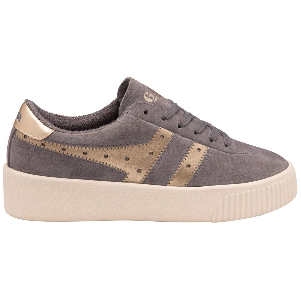 Gola Classics Super Court Metallic Sneakers Gull Norge | GHZJLB-670