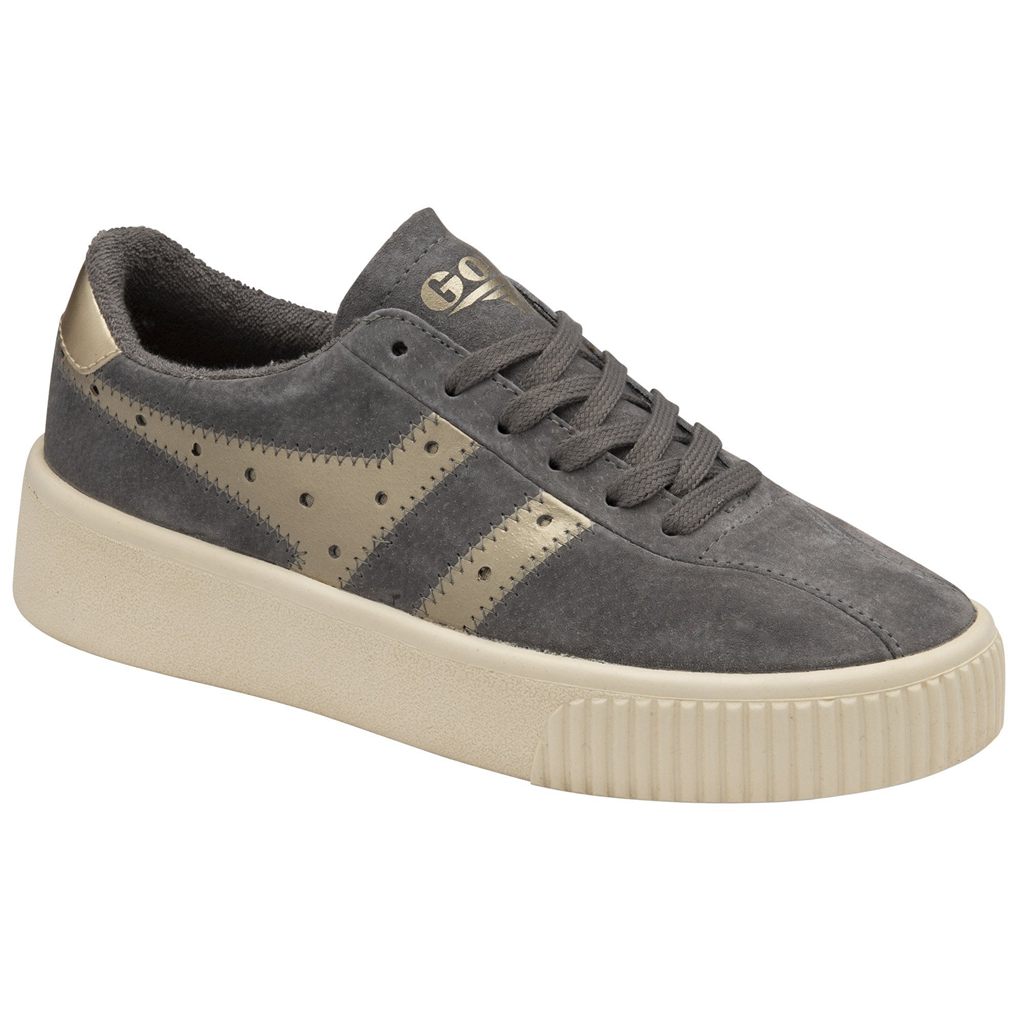 Gola Classics Super Court Metallic Sneakers Gull Norge | GHZJLB-670