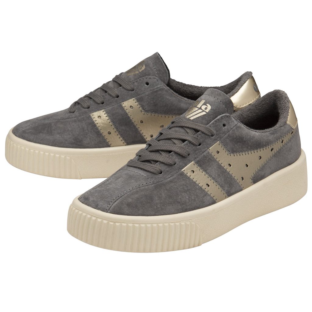 Gola Classics Super Court Metallic Sneakers Gull Norge | GHZJLB-670