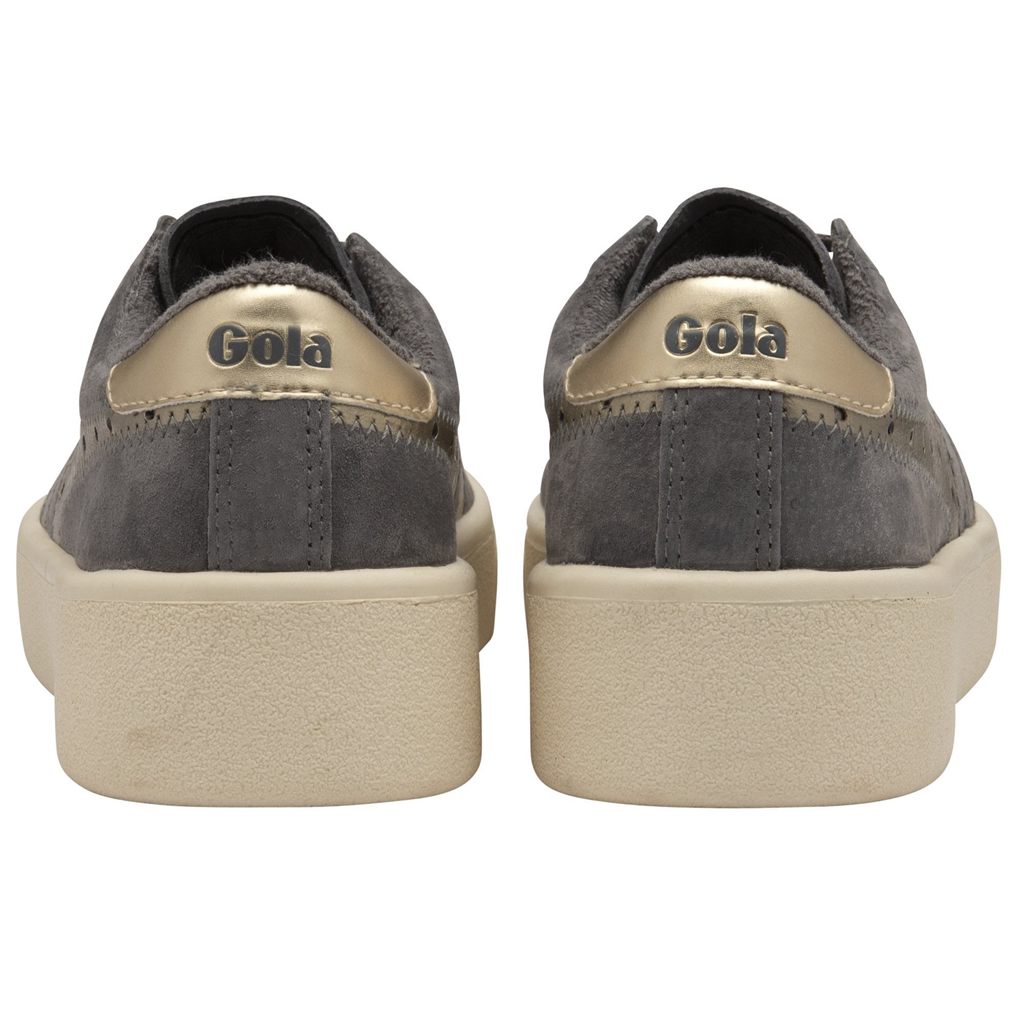 Gola Classics Super Court Metallic Sneakers Gull Norge | GHZJLB-670