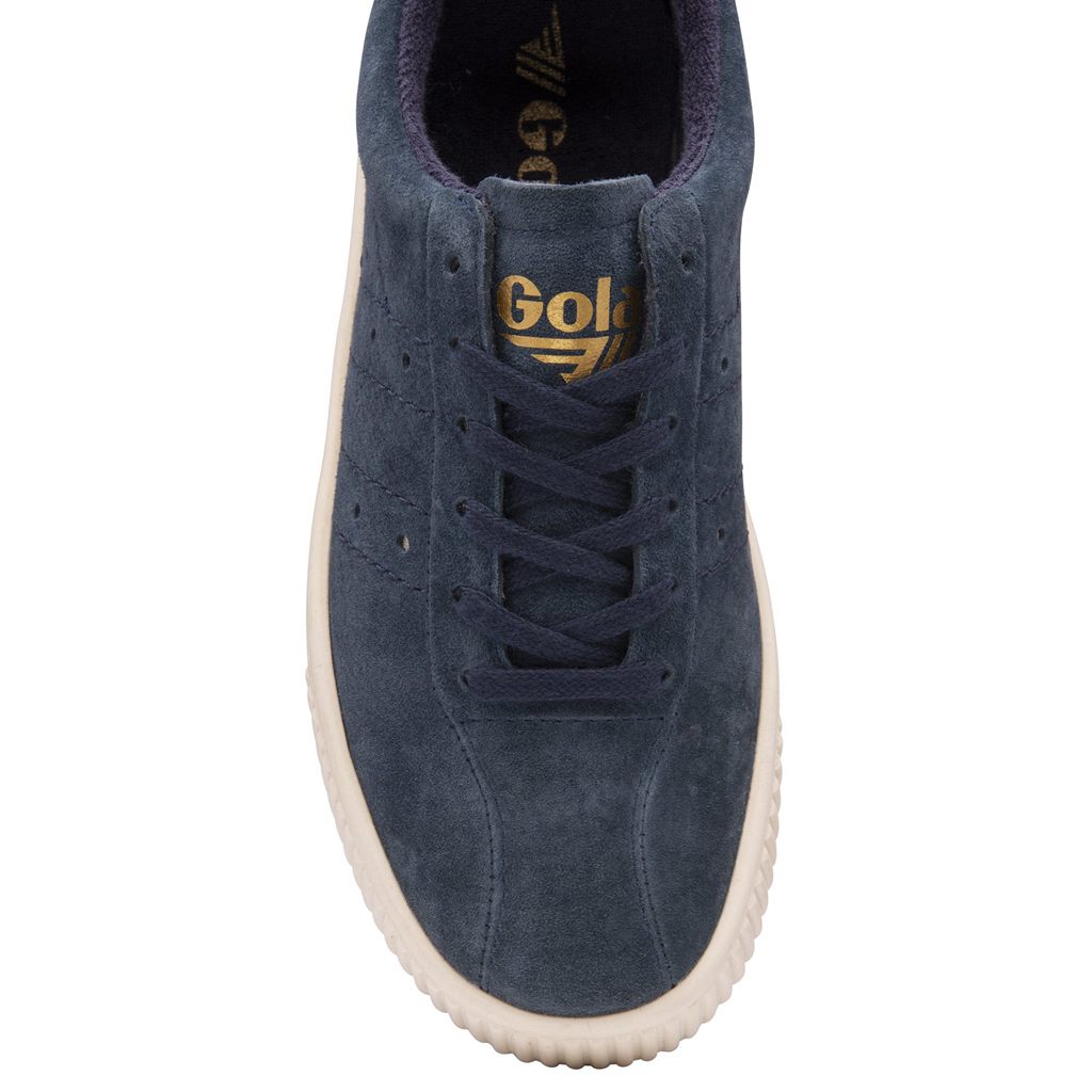Gola Classics Super Court Suede Sneakers Marineblå Rosa Norge | CYPMFB-437