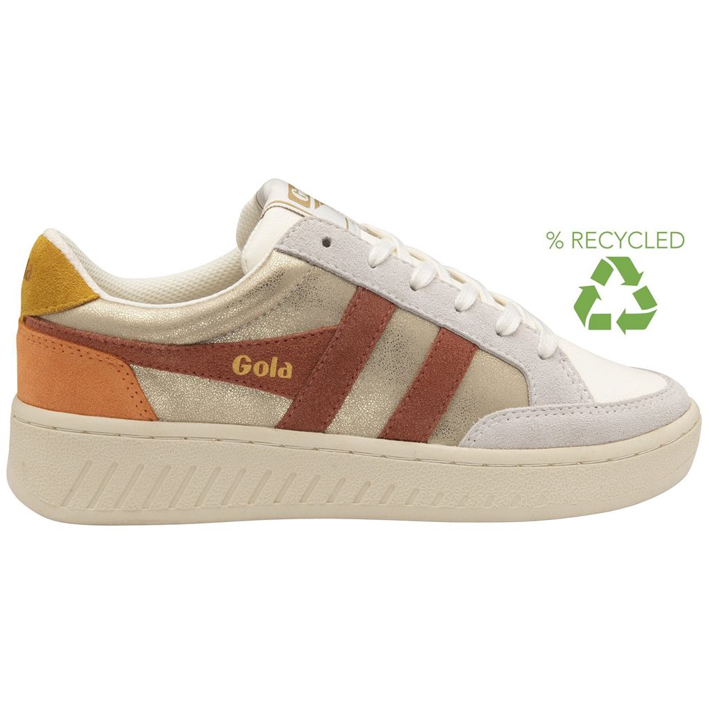 Gola Classics Superslam Blaze Sneakers Gull Oransje Norge | ZKLVAM-317