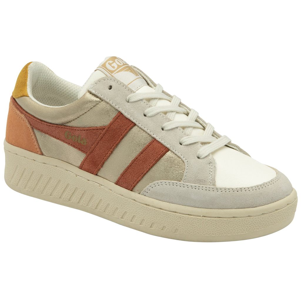 Gola Classics Superslam Blaze Sneakers Gull Oransje Norge | ZKLVAM-317