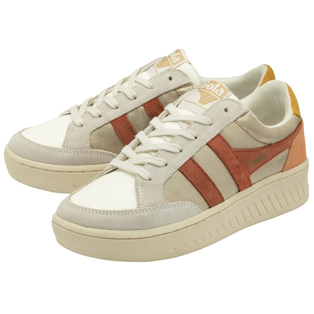 Gola Classics Superslam Blaze Sneakers Gull Oransje Norge | ZKLVAM-317
