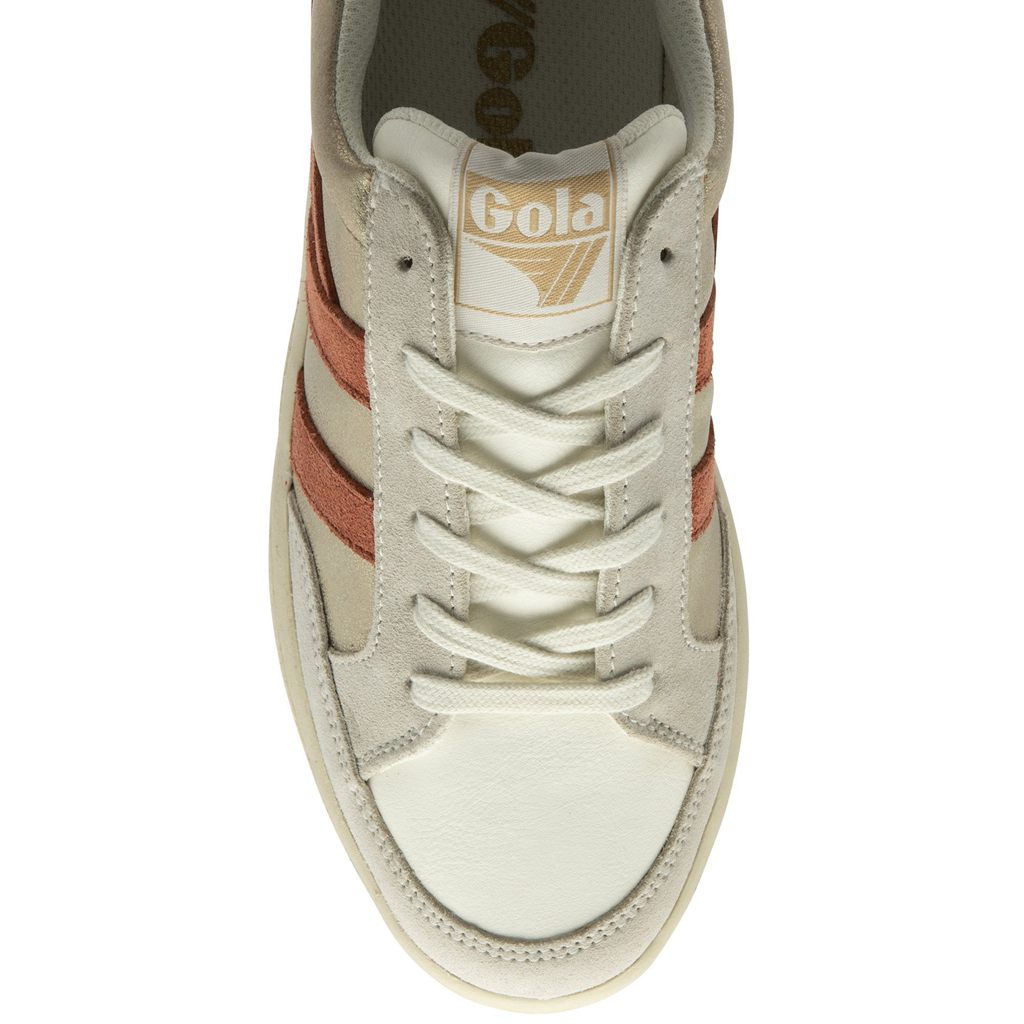 Gola Classics Superslam Blaze Sneakers Gull Oransje Norge | ZKLVAM-317