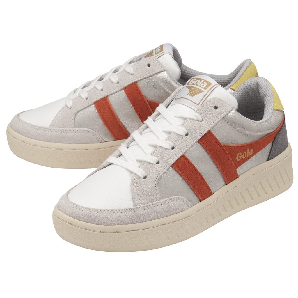 Gola Classics Superslam Blaze Sneakers Sølv Korall Norge | UNCTQX-291