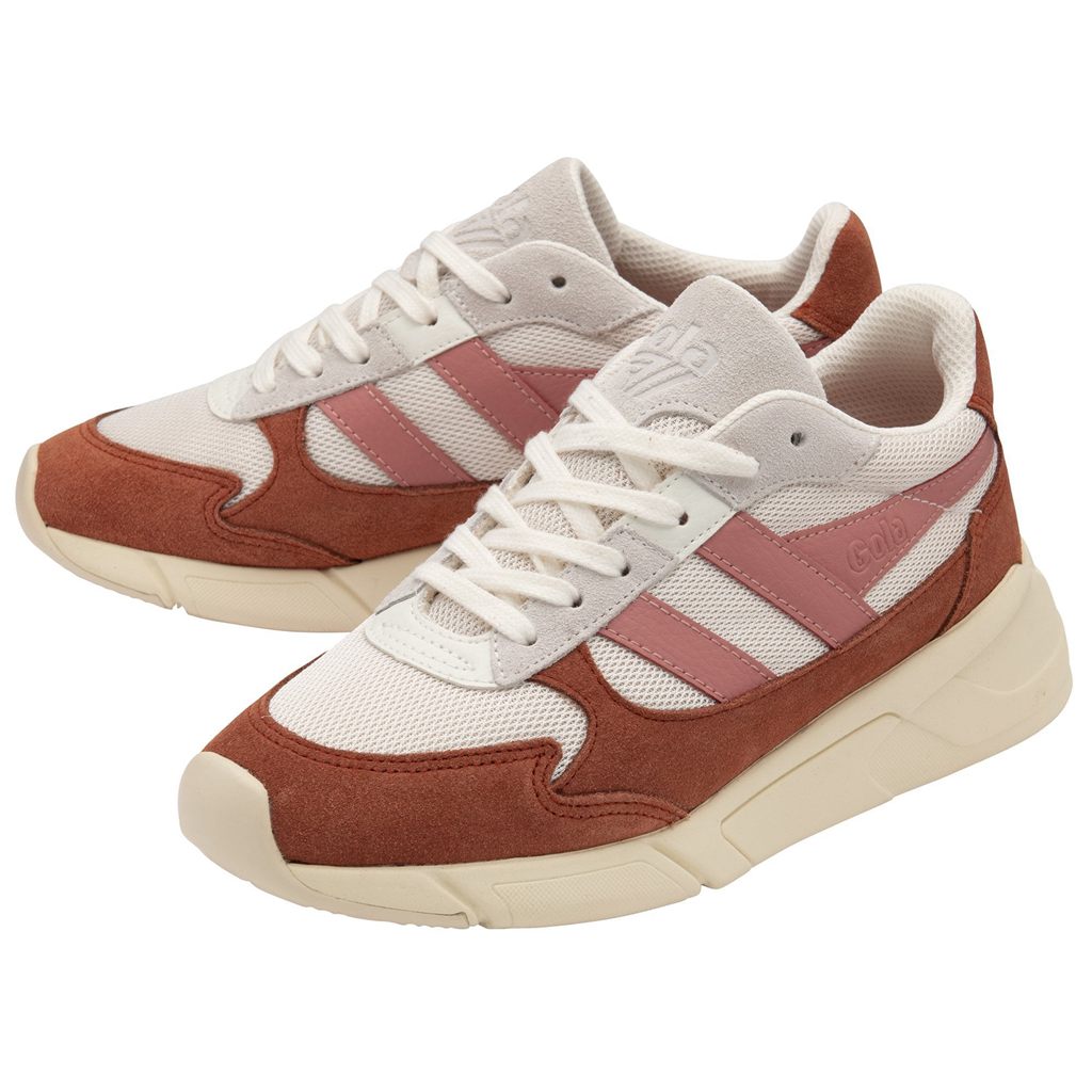 Gola Classics Tempest Sneakers Hvite Oransje Korall Rosa Norge | AHMIZW-617