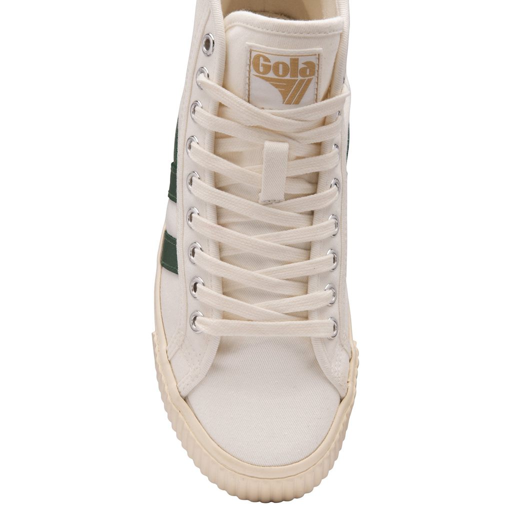 Gola Classics Tennis Mark Cox High Sneakers Hvite Mørke Grønn Norge | IEVGPO-764