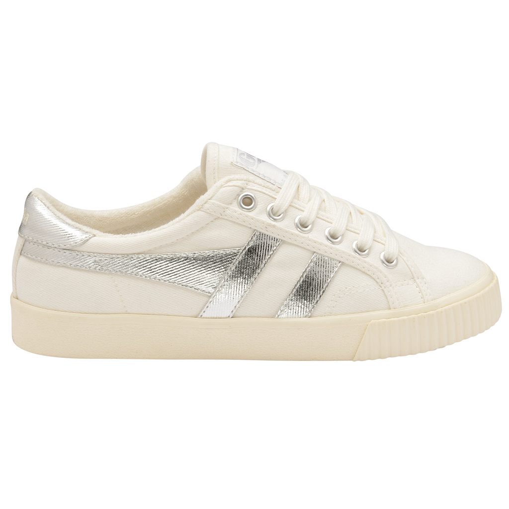Gola Classics Tennis Mark Cox Sneakers Hvite Sølv Norge | POZRXI-418