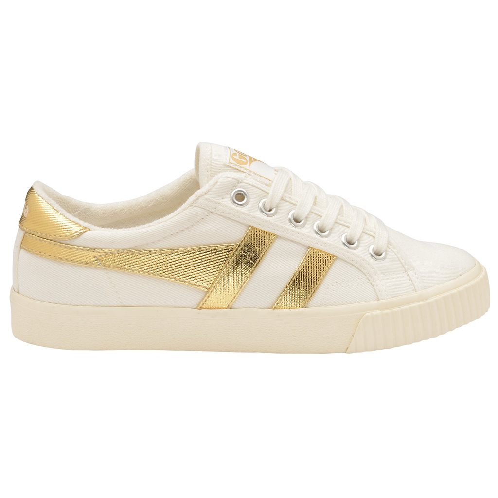 Gola Classics Tennis Mark Cox Sneakers Hvite Gull Norge | ODKJBF-972
