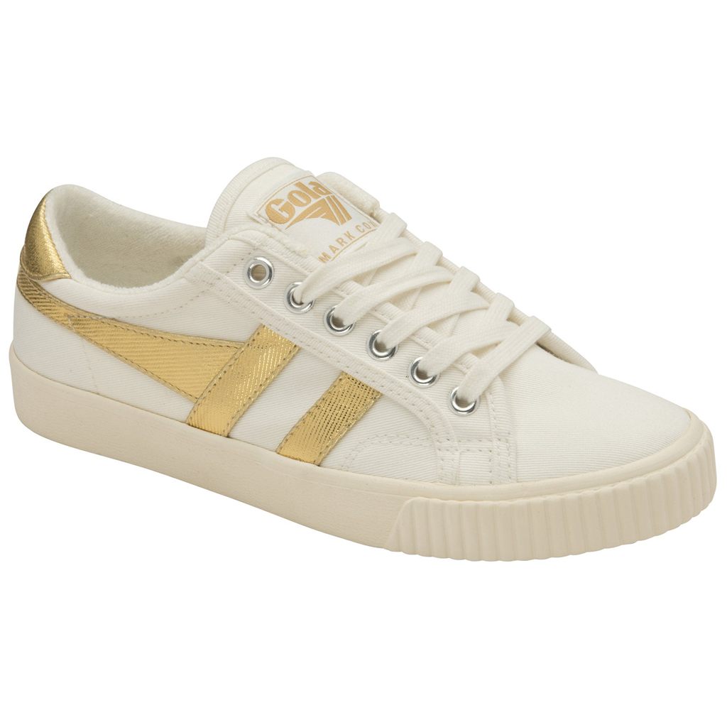 Gola Classics Tennis Mark Cox Sneakers Hvite Gull Norge | ODKJBF-972