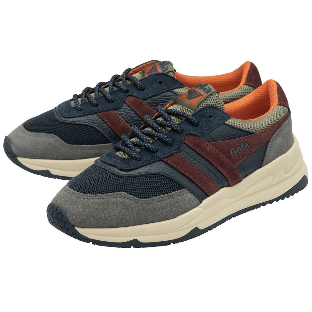 Gola Classics Titan Sneakers Marineblå Burgunder Norge | RFGWQE-694