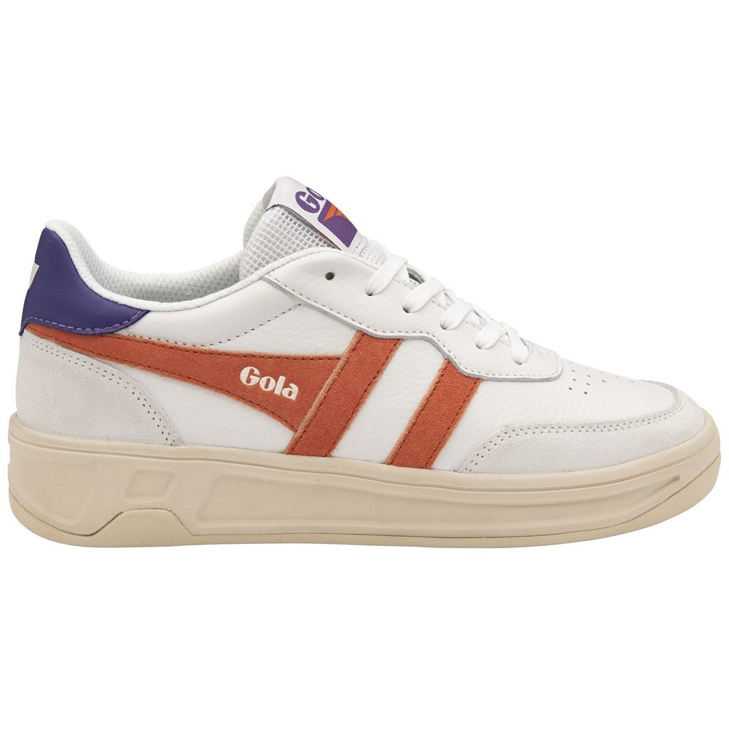Gola Classics Topspin Sneakers Hvite Korall Kongeblå Lilla Norge | ANSKIF-697