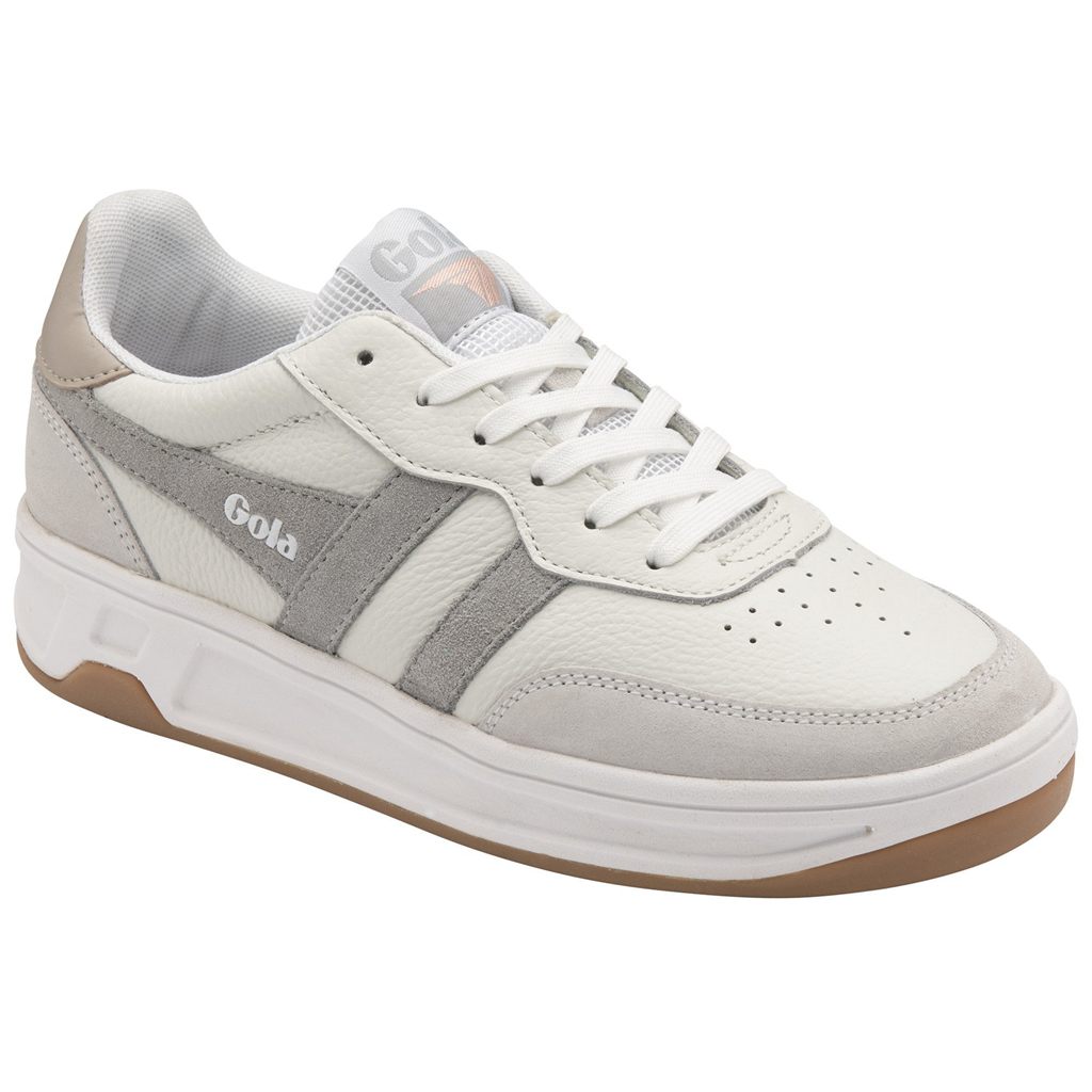 Gola Classics Topspin Sneakers Hvite Lyse Grå Norge | OIPWKJ-267