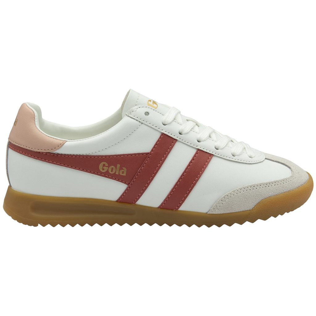 Gola Classics Torpedo Leather Sneakers Hvite Rosa Norge | PREJTI-142