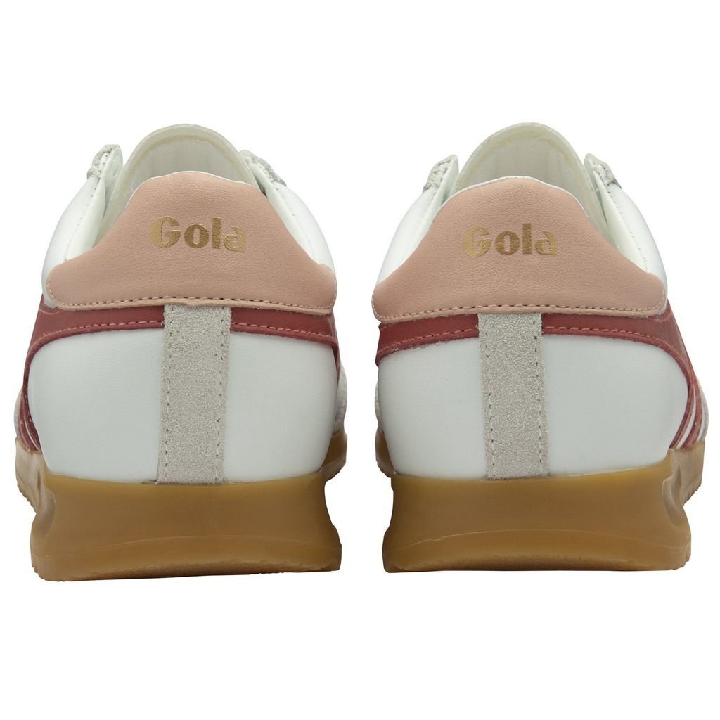 Gola Classics Torpedo Leather Sneakers Hvite Rosa Norge | PREJTI-142