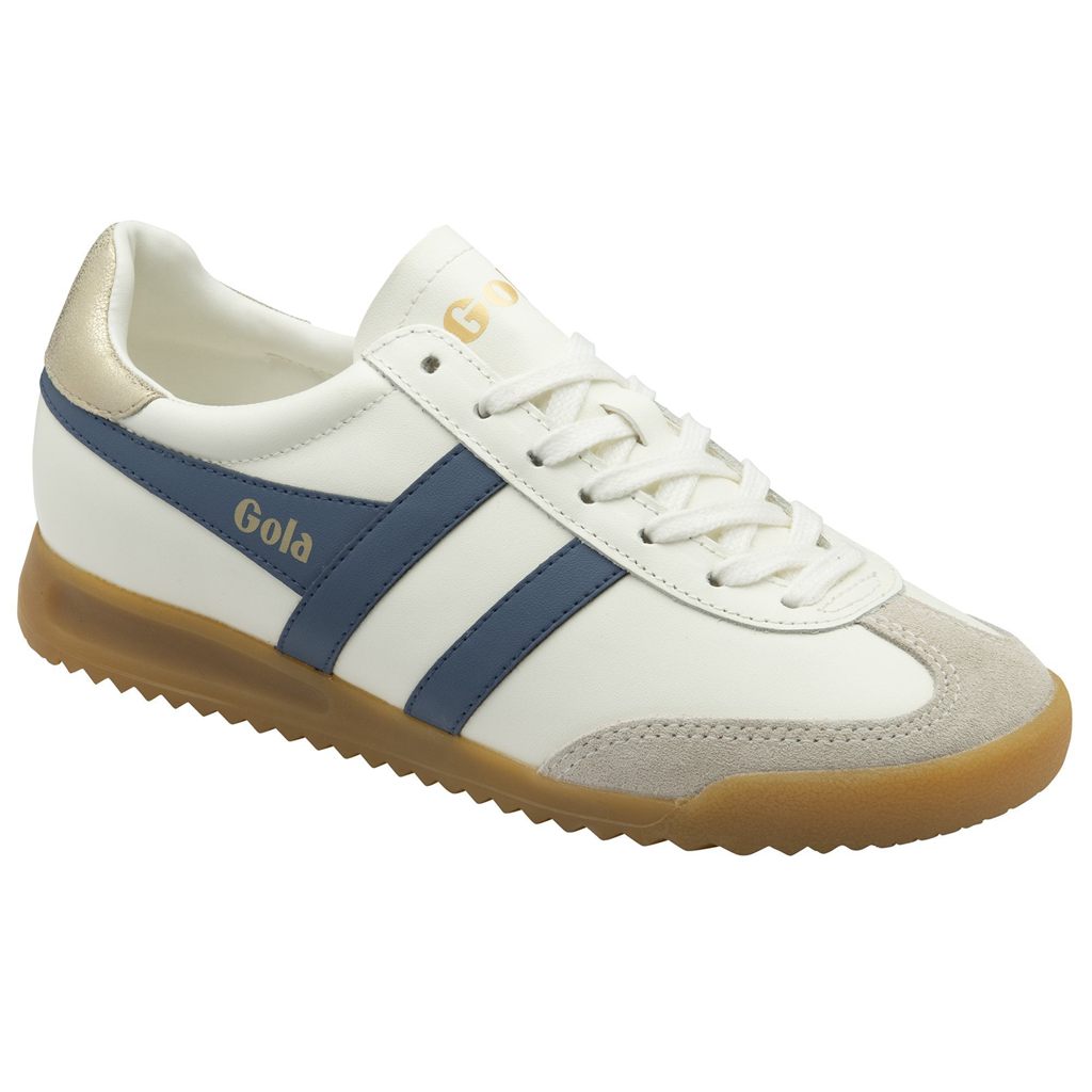 Gola Classics Torpedo Leather Sneakers Hvite Gull Norge | KLDQSM-052