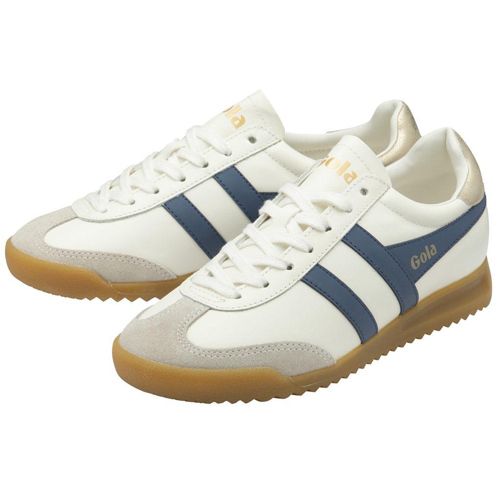 Gola Classics Torpedo Leather Sneakers Hvite Gull Norge | KLDQSM-052