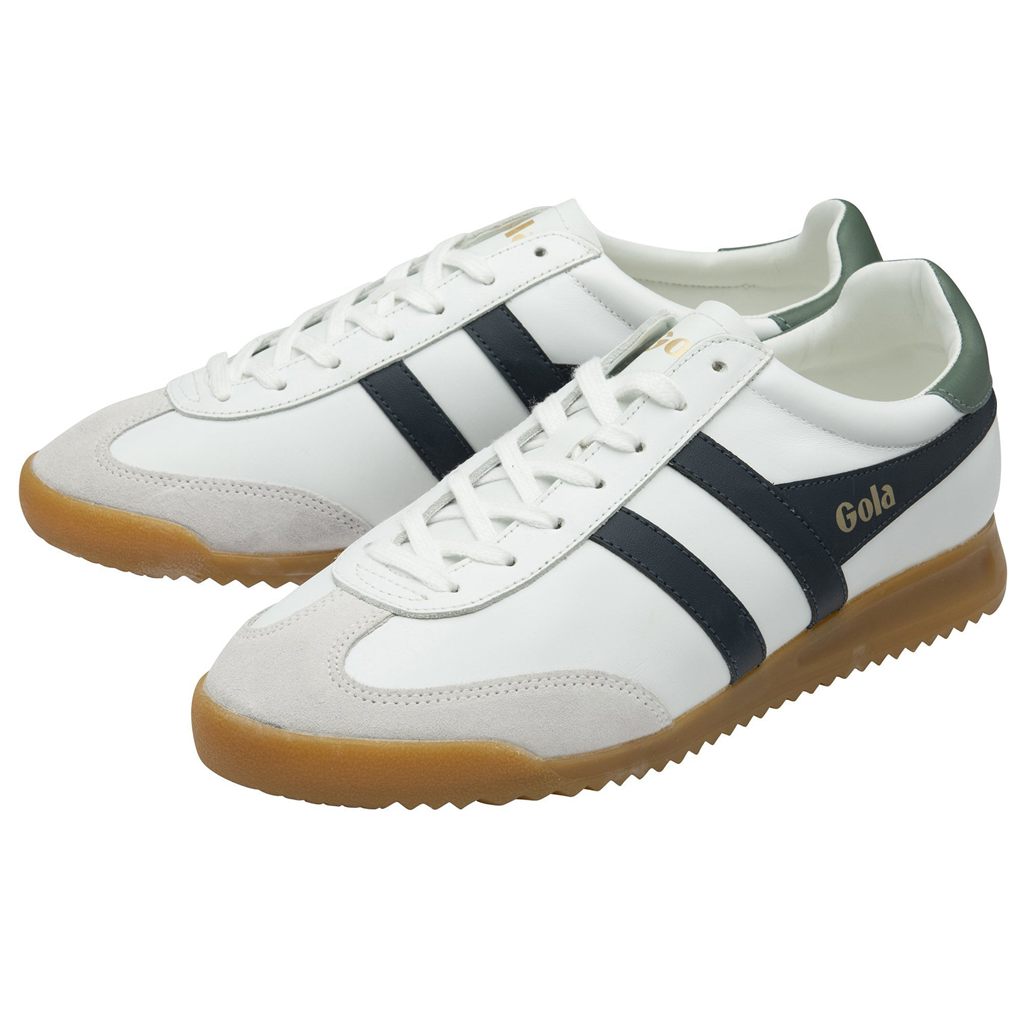 Gola Classics Torpedo Leather Sneakers Hvite Marineblå Norge | XHJNPT-609