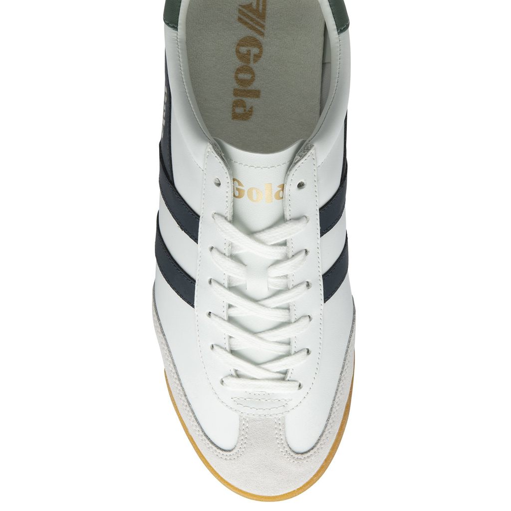 Gola Classics Torpedo Leather Sneakers Hvite Marineblå Norge | XHJNPT-609
