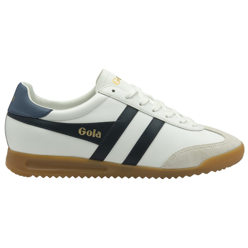 Gola Classics Torpedo Leather Sneakers Hvite Marineblå Norge | VJFRED-372