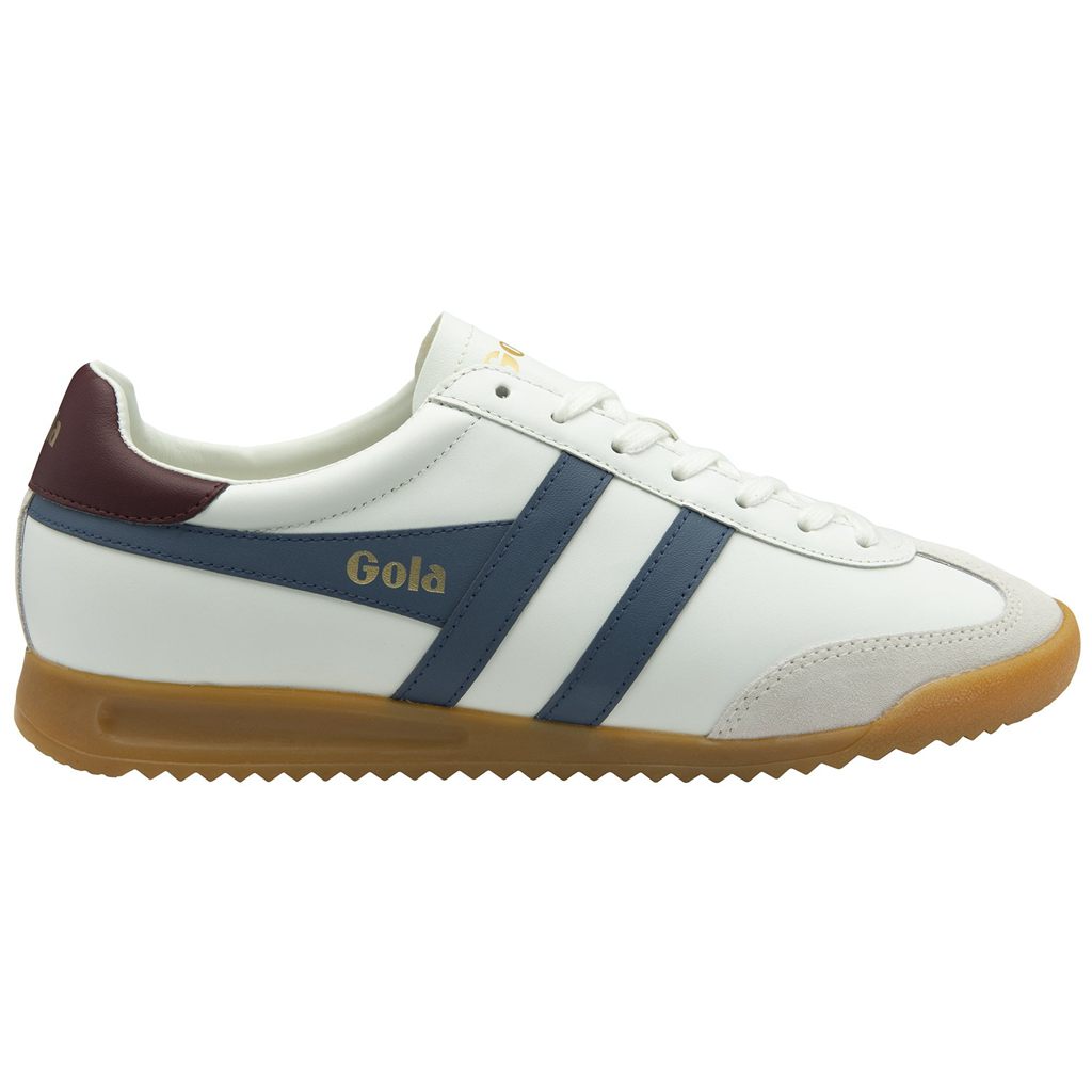 Gola Classics Torpedo Leather Sneakers Hvite Burgunder Norge | XFESQV-890