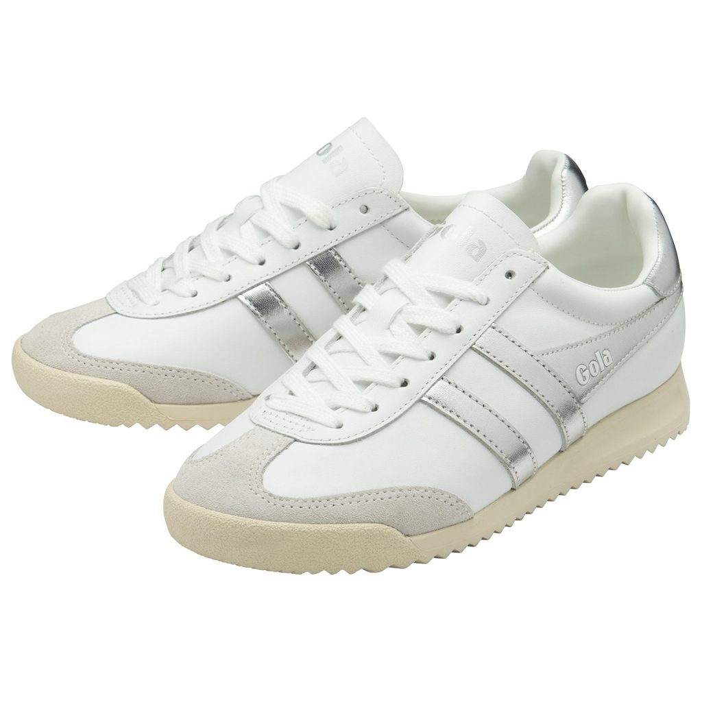 Gola Classics Torpedo Mirror Sneakers Hvite Sølv Hvite Norge | QLBWYM-653