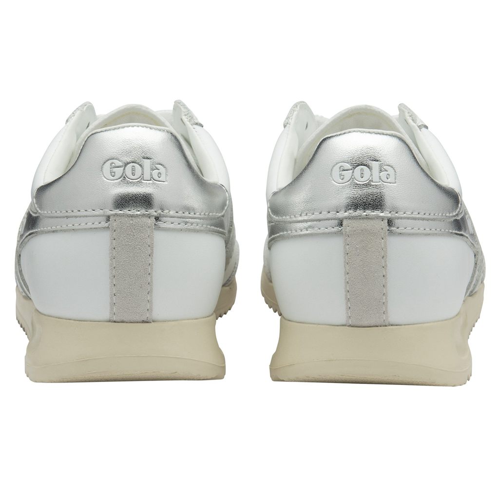 Gola Classics Torpedo Mirror Sneakers Hvite Sølv Hvite Norge | QLBWYM-653
