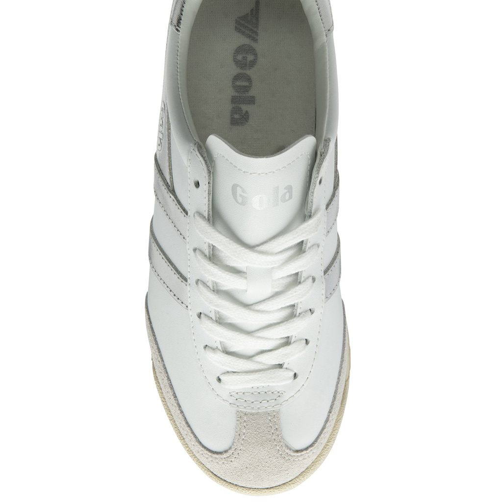 Gola Classics Torpedo Mirror Sneakers Hvite Sølv Hvite Norge | QLBWYM-653