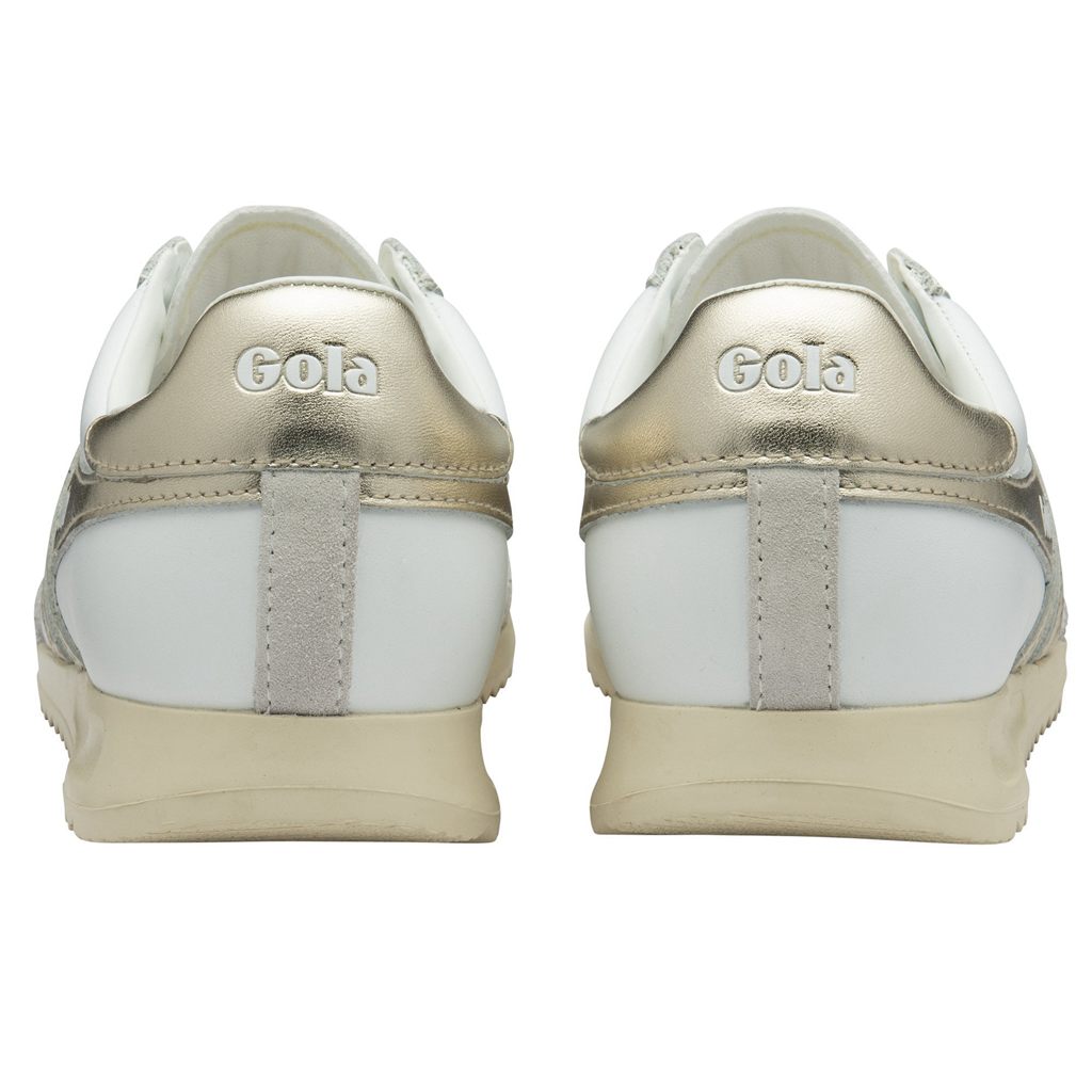 Gola Classics Torpedo Mirror Sneakers Hvite Gull Hvite Norge | SUEPVX-936