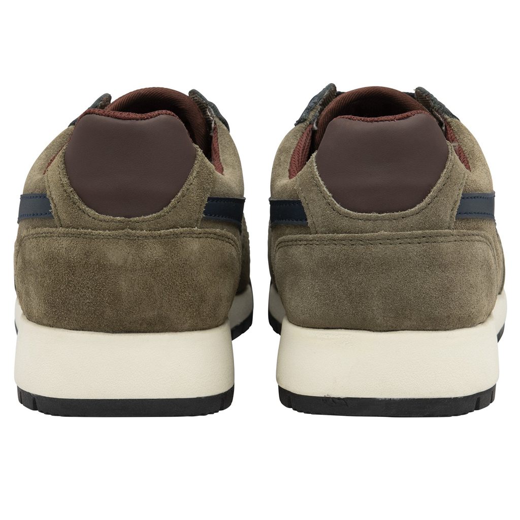 Gola Classics Trek Low Sneakers Khaki Marineblå Burgunder Norge | OIKPFU-142