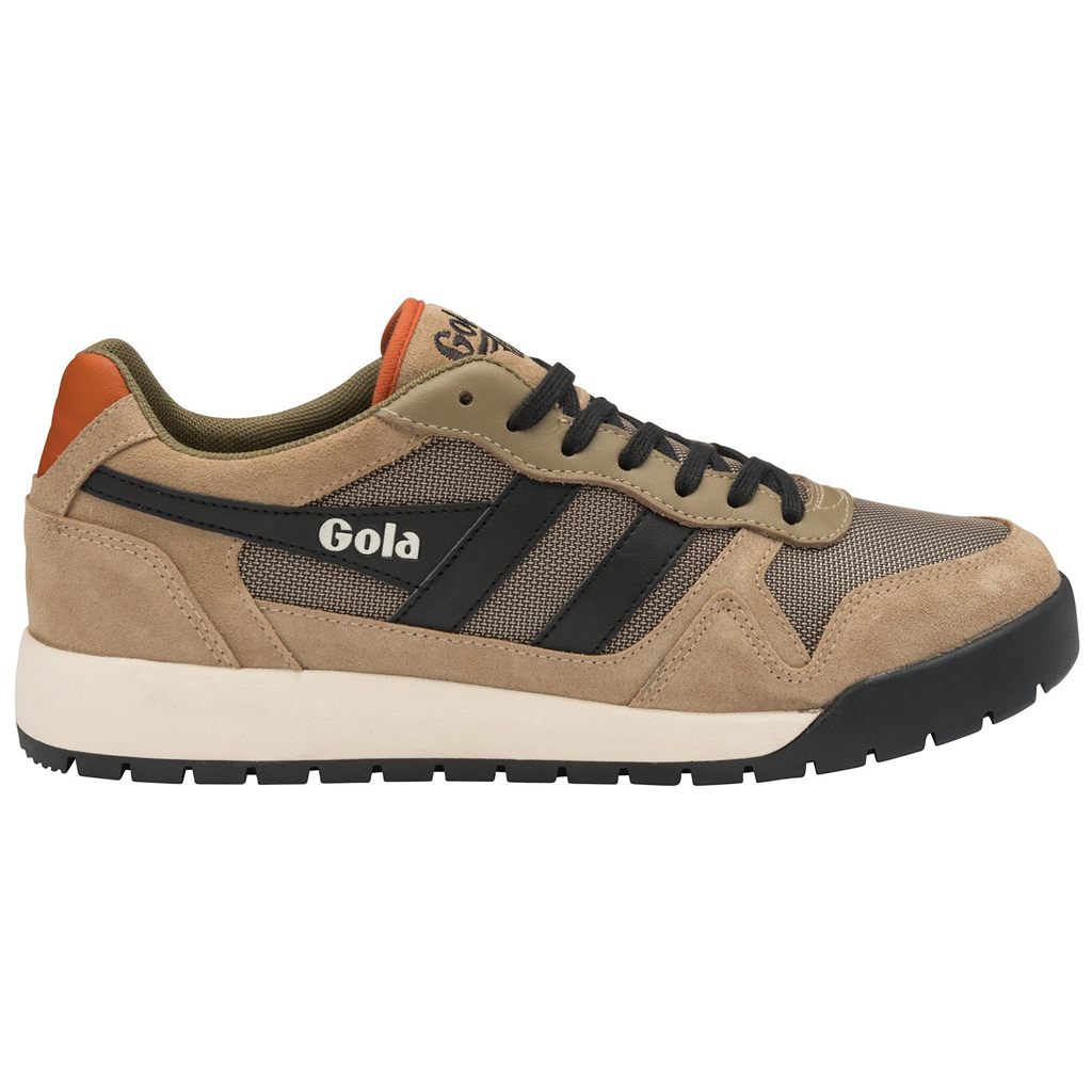 Gola Classics Trek Low Sneakers Svarte Oransje Norge | JKOXWI-964