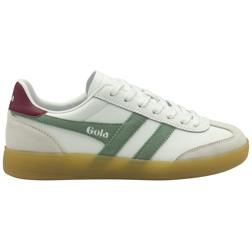 Gola Classics Viper Leather Sneakers Hvite Grønn Norge | ENWUFG-190