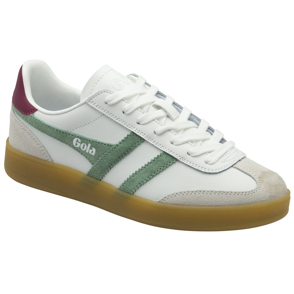 Gola Classics Viper Leather Sneakers Hvite Grønn Norge | ENWUFG-190