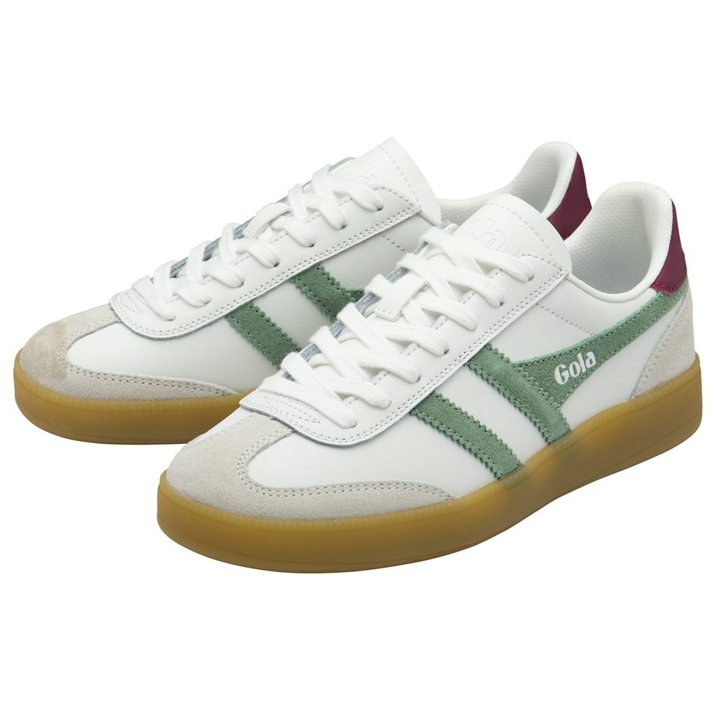 Gola Classics Viper Leather Sneakers Hvite Grønn Norge | ENWUFG-190