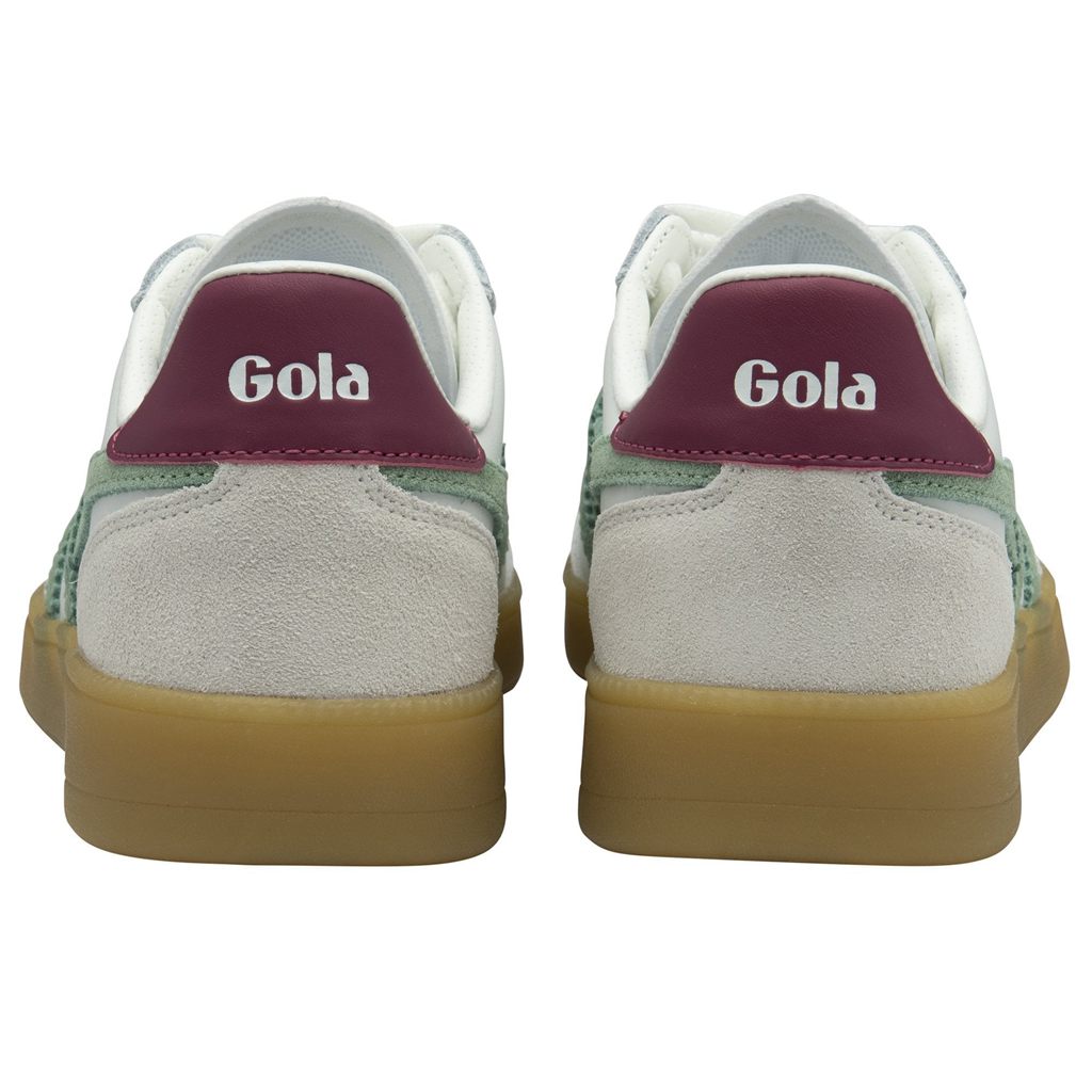 Gola Classics Viper Leather Sneakers Hvite Grønn Norge | ENWUFG-190