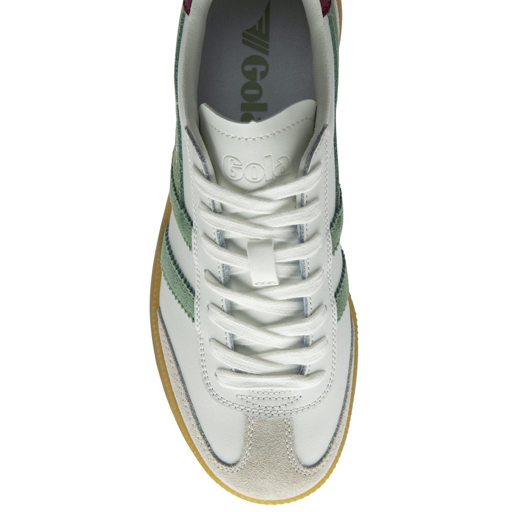 Gola Classics Viper Leather Sneakers Hvite Grønn Norge | ENWUFG-190